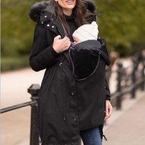 Seraphine Sub-Zero 3 in 1 Maternity Parka - Black Size 6